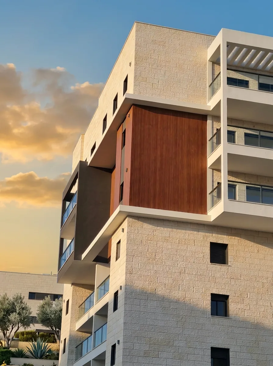 חיפוי קיר מאלומיניום דמוי עץ – תמונה 3